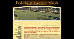 Desktop Screenshot of foxfield55plus.org